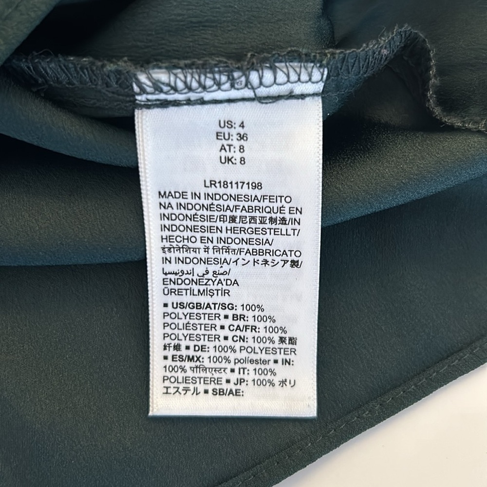 Lark & Ro Green Sleeveless Career Business Classic Tank Top Size 4 - Picture 6 of 6